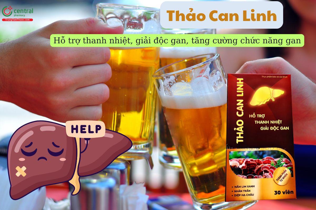 Viên uống Thảo Can Linh giúp thanh nhiệt, giải độc gan