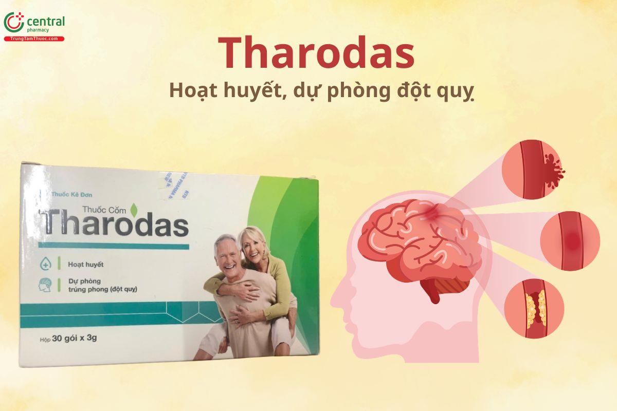 Thuốc Tharodas giúp hoạt huyết, ngăn ngừa nguy cơ đột quỵ (trúng phong)