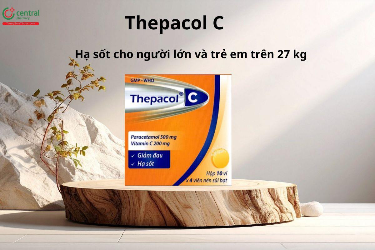 Công dụng của Thepacol C