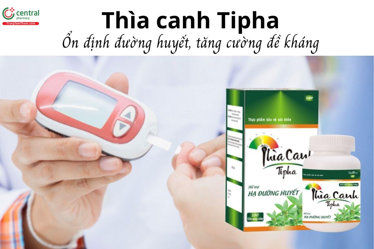 Thìa canh Tipha - Ổn định đường huyết, tăng cường đề kháng