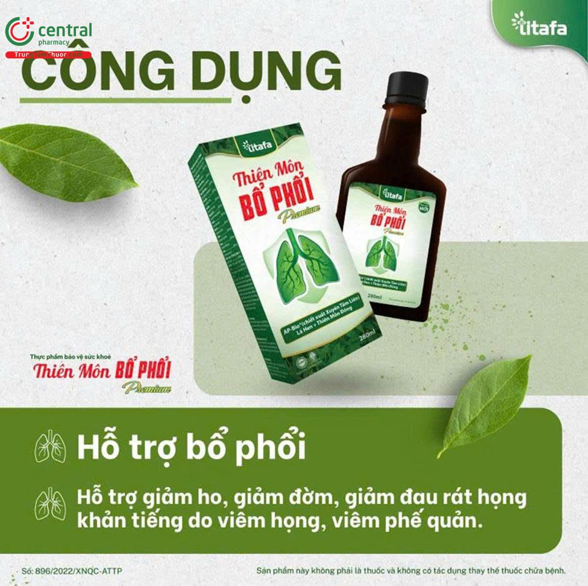 Thiên Môn Bổ Phổi Premium 280ml
