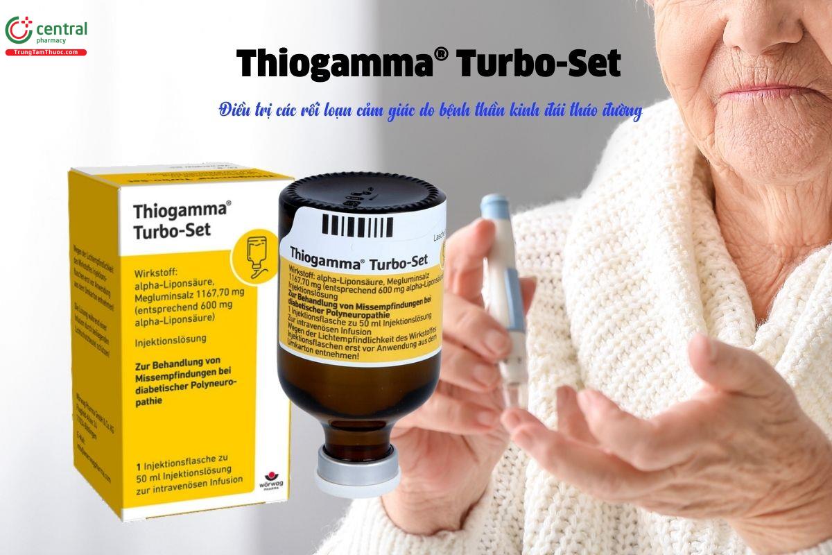 Thiogamma Turbo-Set trị rối loạn cảm giác ở bệnh thần kinh đái tháo đường