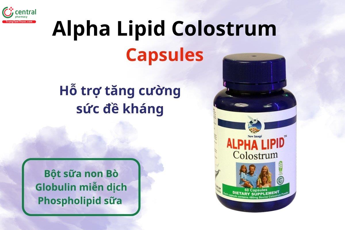 Viên sữa non Alpha Lipid Colostrum Capsules