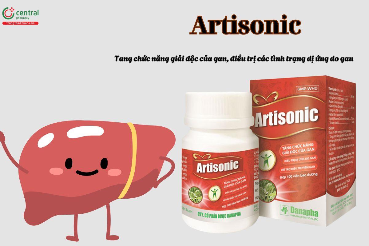 Thuốc Artisonic giúp tăng cường giải độc gan