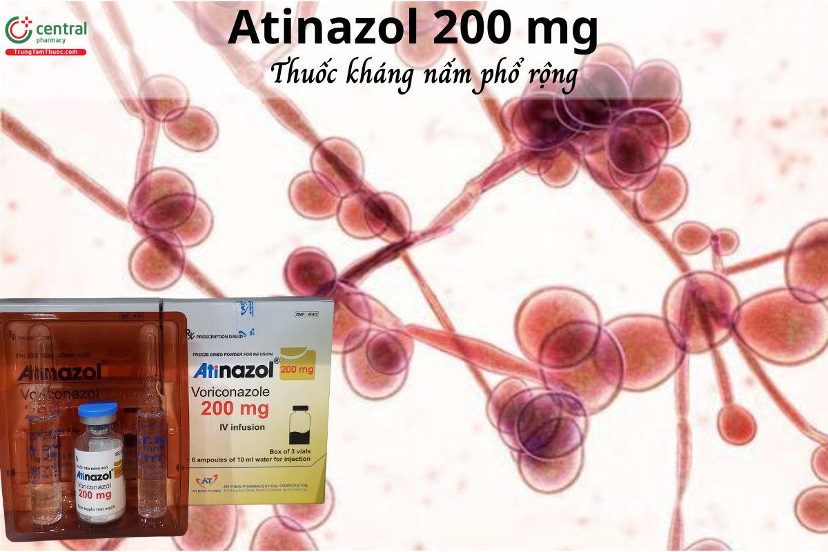 Thuốc Atinazol 200 mg - Thuốc kháng nấm phổ rộng