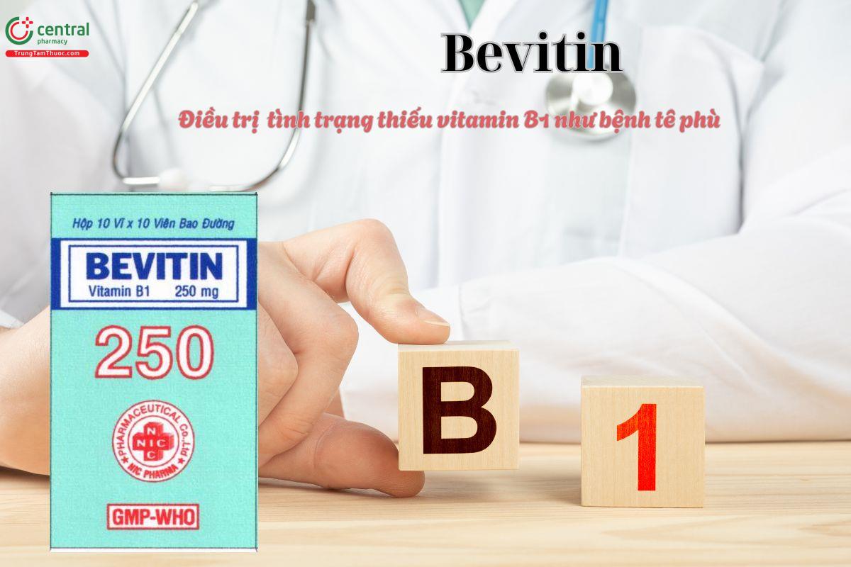 Thuốc Bevitin điều trị tình trạng thiếu vitamin B1