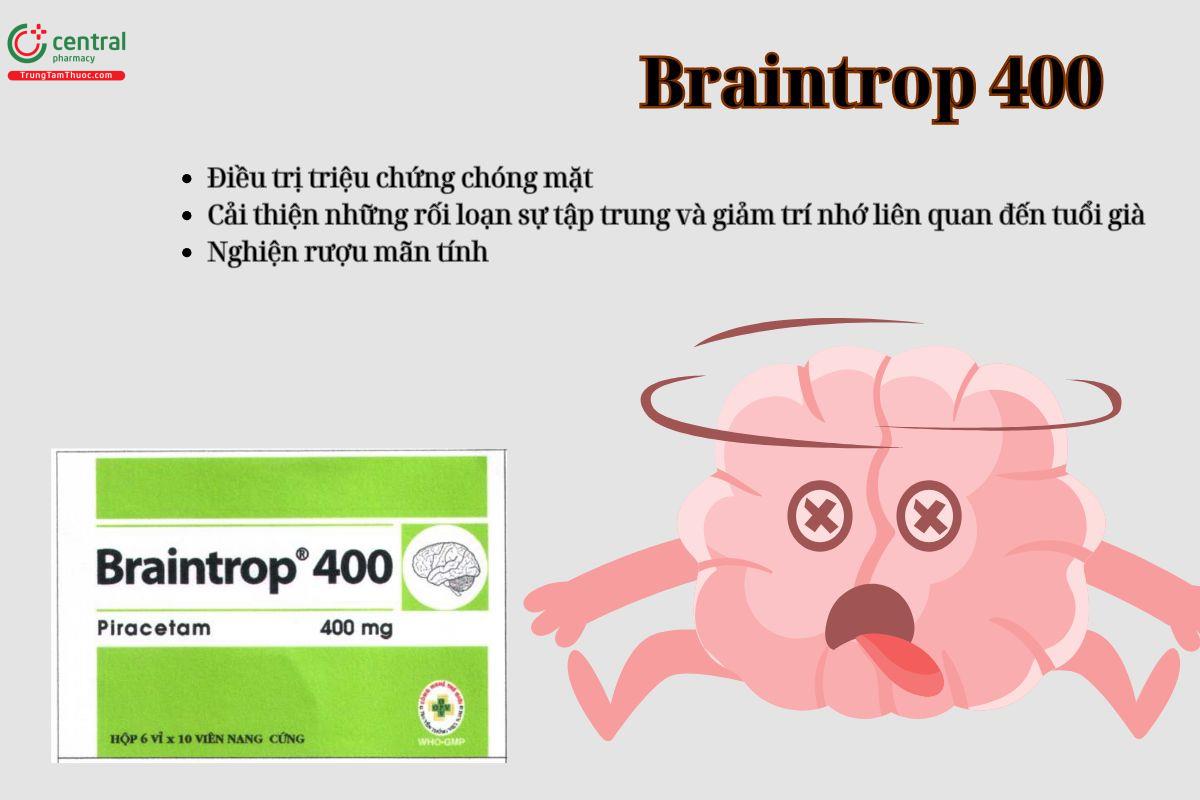  Braintrop 400mg - thuốc điều trị tình trạng chóng mặt