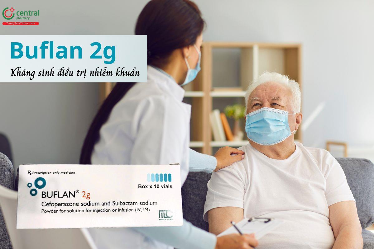 Thuốc Buflan 2g điều trị các bệnh nhiễm khuẩn