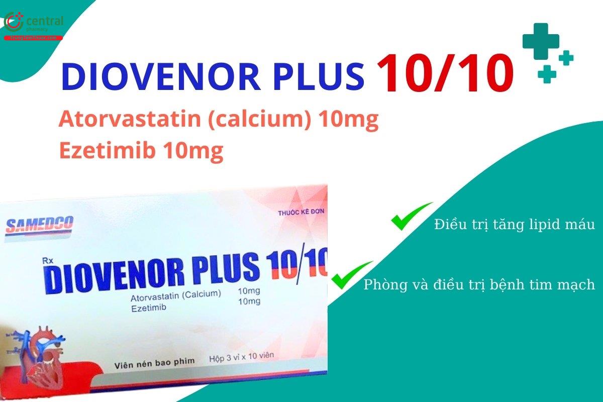 Thuốc Diovenor Plus 10mg/10mg