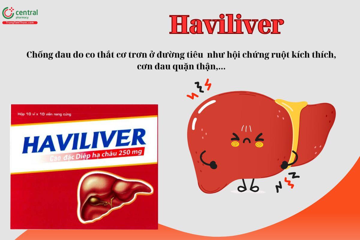Haviliver dùng để điều trị tình trạng men gan tăng cao, viêm gan do virus