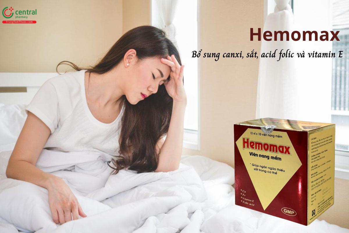 Thuốc Hemomax - Dùng cải thiện sức khỏe cho người suy dinh dưỡng, người già, phụ nữ mang thai