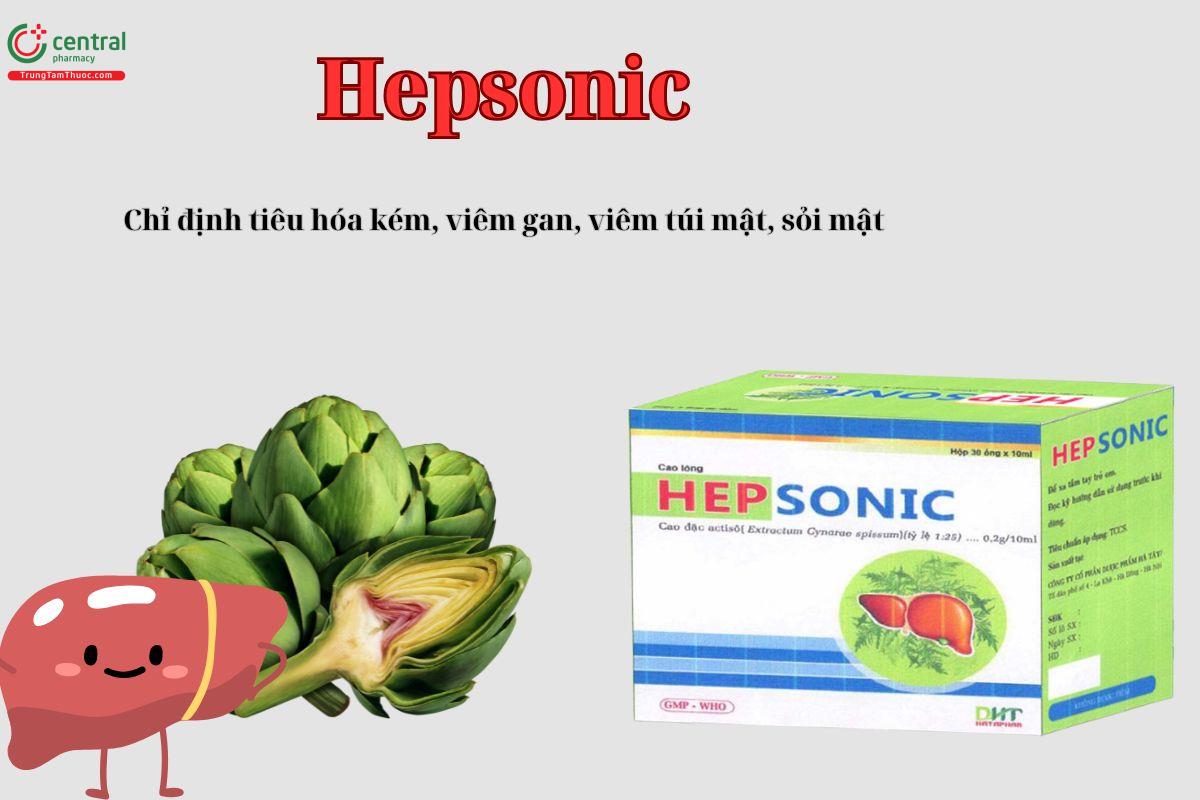 Thuốc Hepsonic giúp tăng cường tiêu hoá