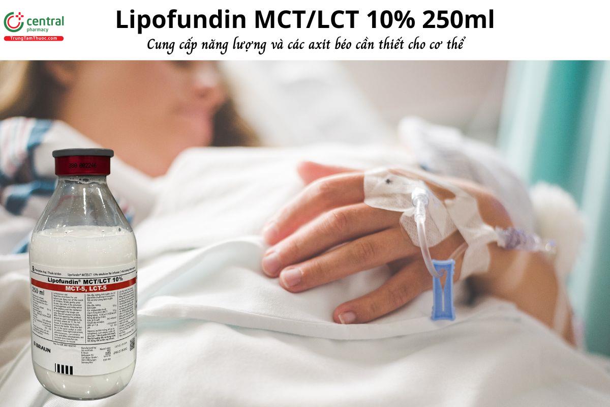 Dung dịch truyền cung cấp năng lượng Lipofundin MCT/LCT 10% 250ml