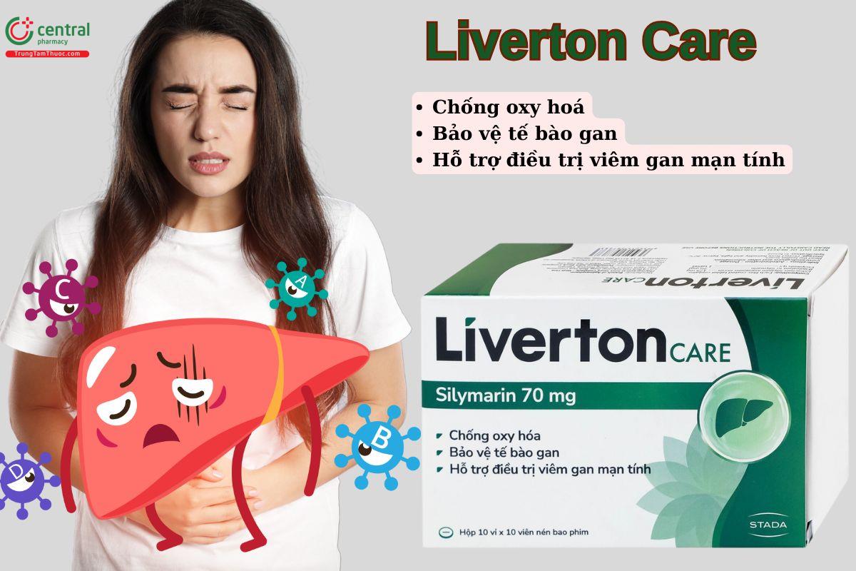 Thuốc Liverton Care giúp chống oxy hoá, bảo vệ tế bào gan