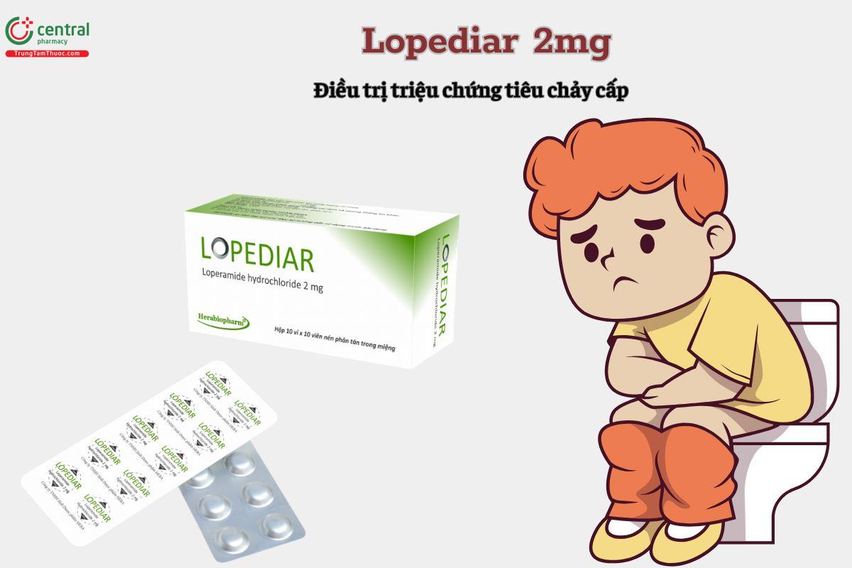 Thuốc Lopediar 2mg có tác dụng gì?