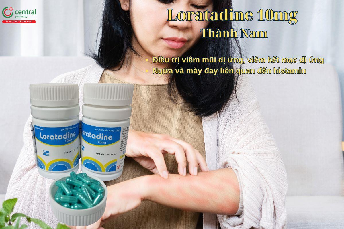 Thuốc Loratadine 10mg Thành Nam điều trị viêm mũi dị ứng
