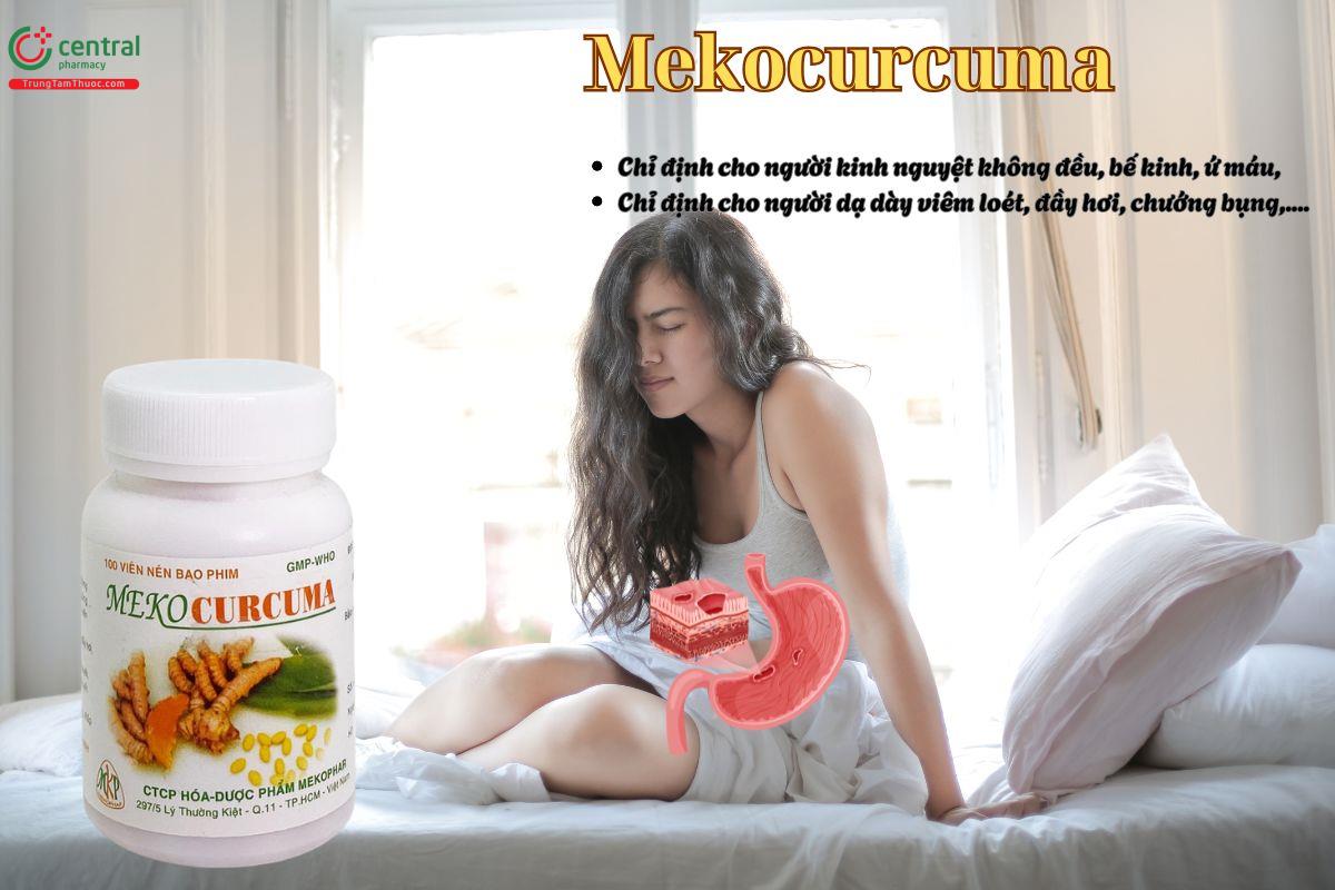 Thuốc Mekocurcuma giảm viêm loét dạ dày, tá tràng,..
