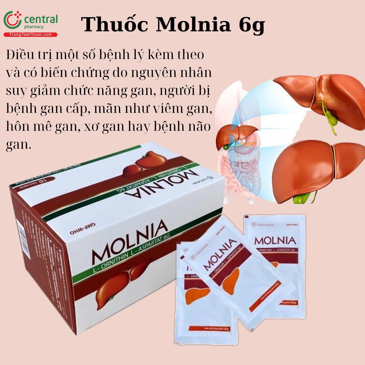 Công dụng của thuốc Molnia 6g