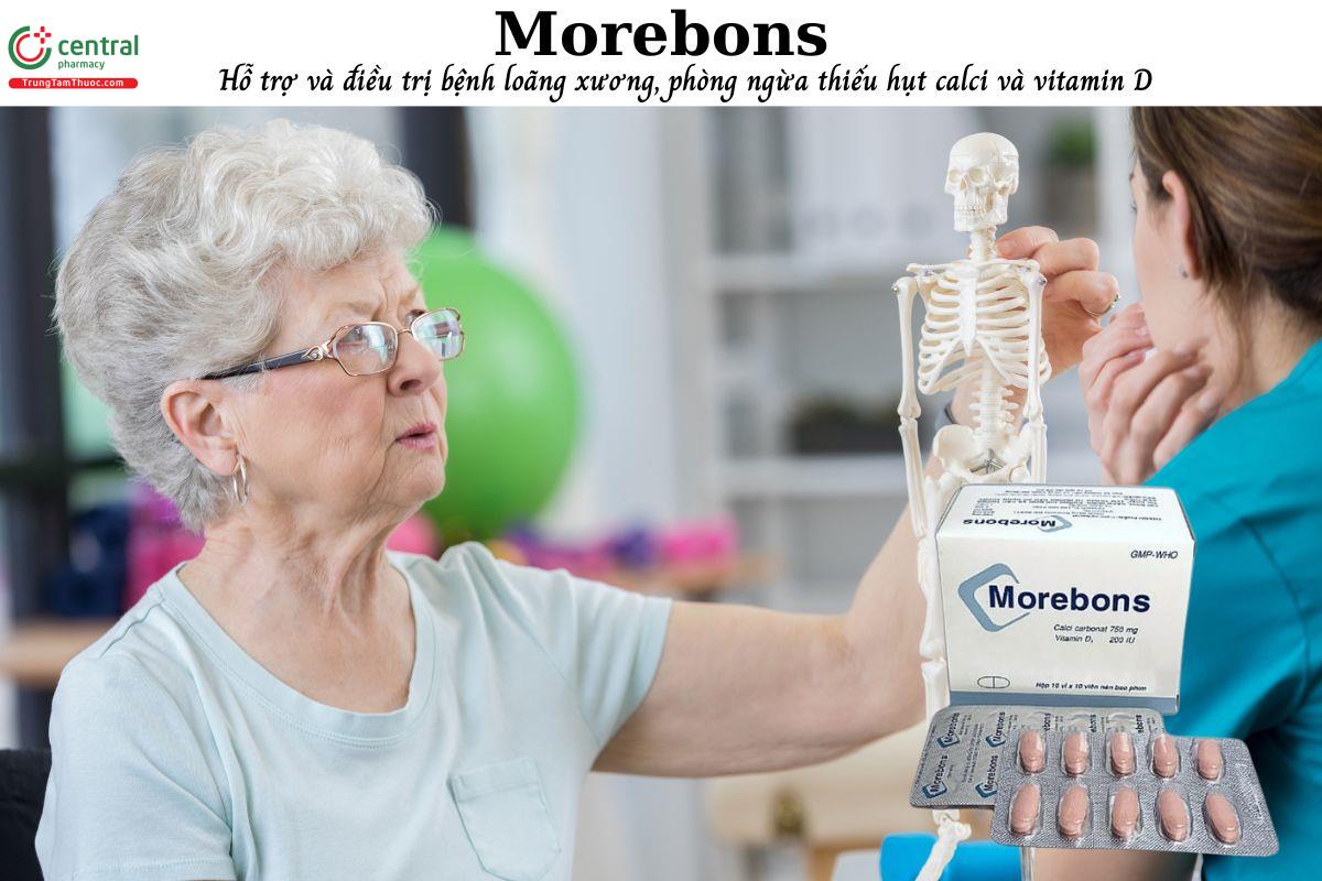 Thuốc Morebons 750mg/200IU - điều trị loãng xương