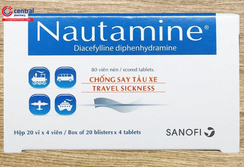 Thuốc chống nôn do say tàu xe Nautamine