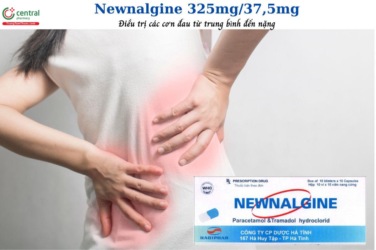 Thuốc Newnalgine 325mg/37,5mg giảm các cơn đau từ trung bình đến nặng