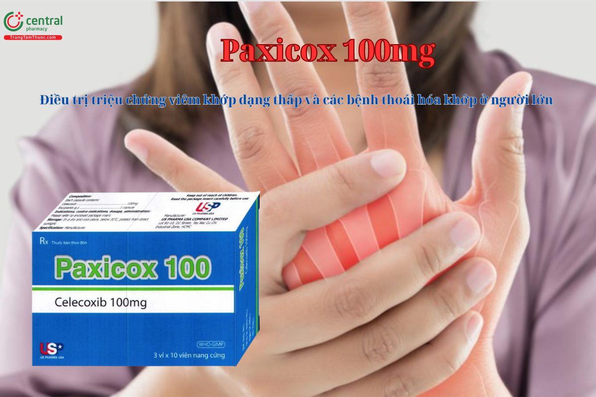 Thuốc Paxicox 100mg điều trị các triệu chứng của viêm khớp dạng thấp 