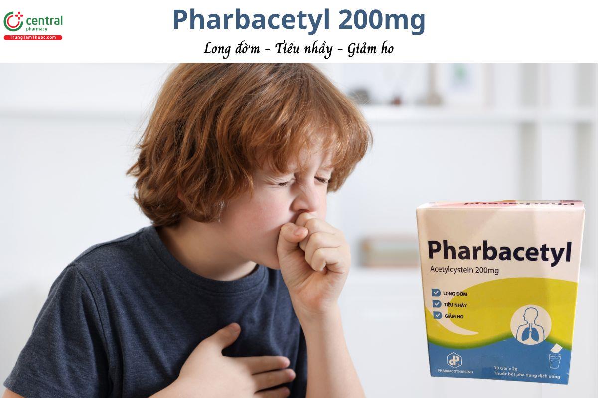 Thuốc Pharbacetyl 200mg - Hỗ trợ tiêu nhầy trong bệnh lý hô hấp
