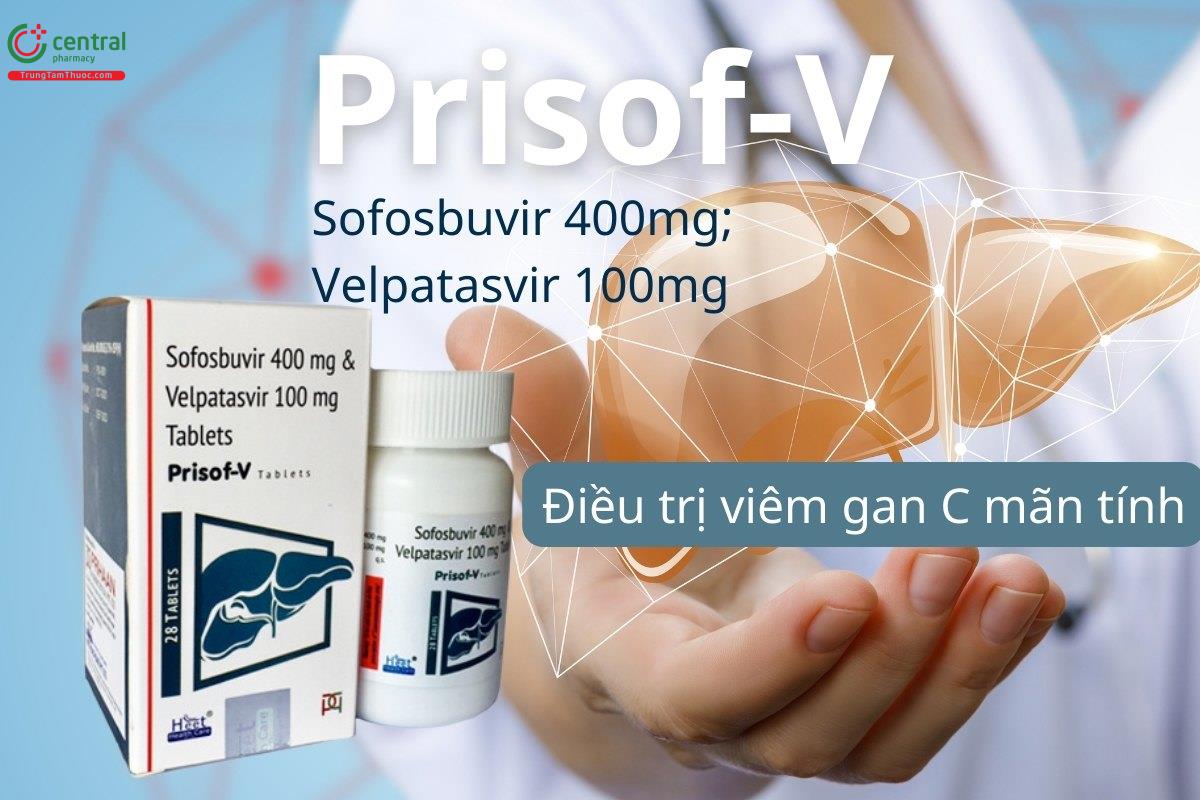 Thuốc Prisof-V điều trị viêm gan C