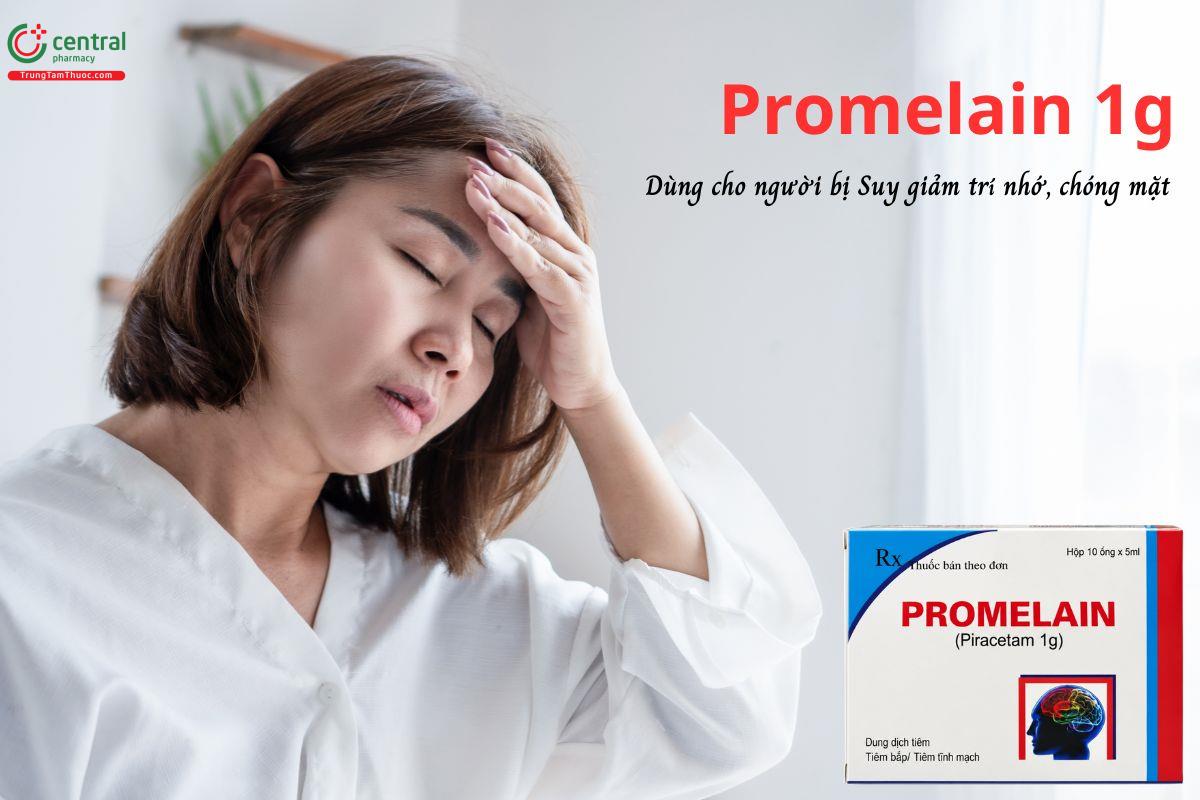 Thuốc Promelain 1g - Điều trị chóng mặt, suy giảm trí nhớ