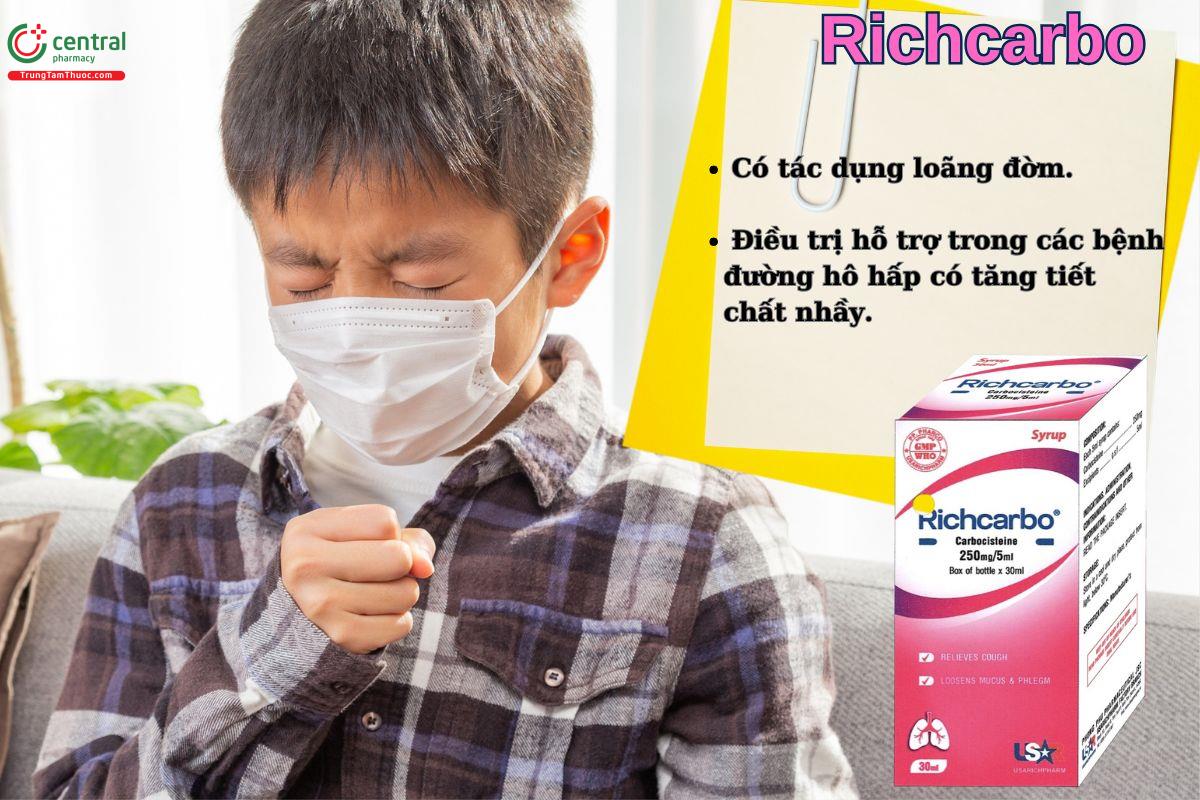 Tác dụng của thuốc Richcarbo