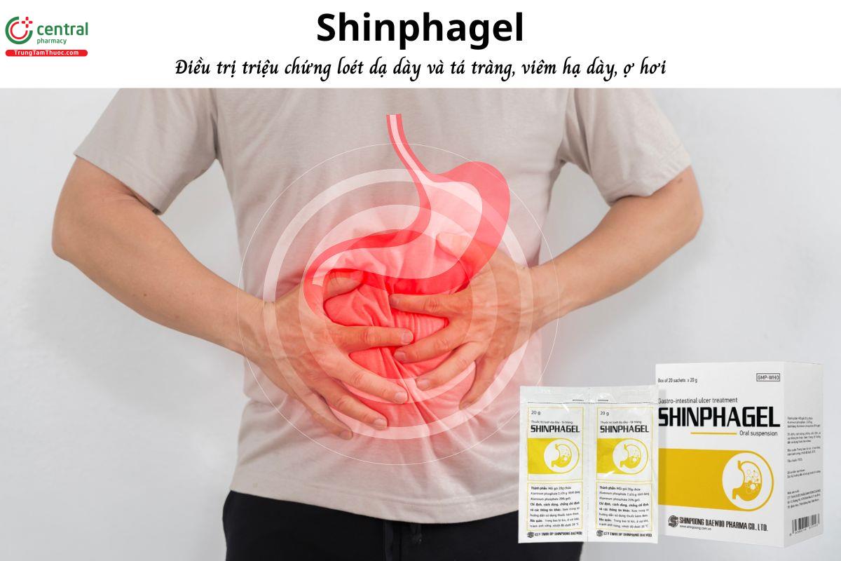 Thuốc Shinphagel 2,476g -  Điều trị viêm thực quản, dạ dày cấp và mạn tính