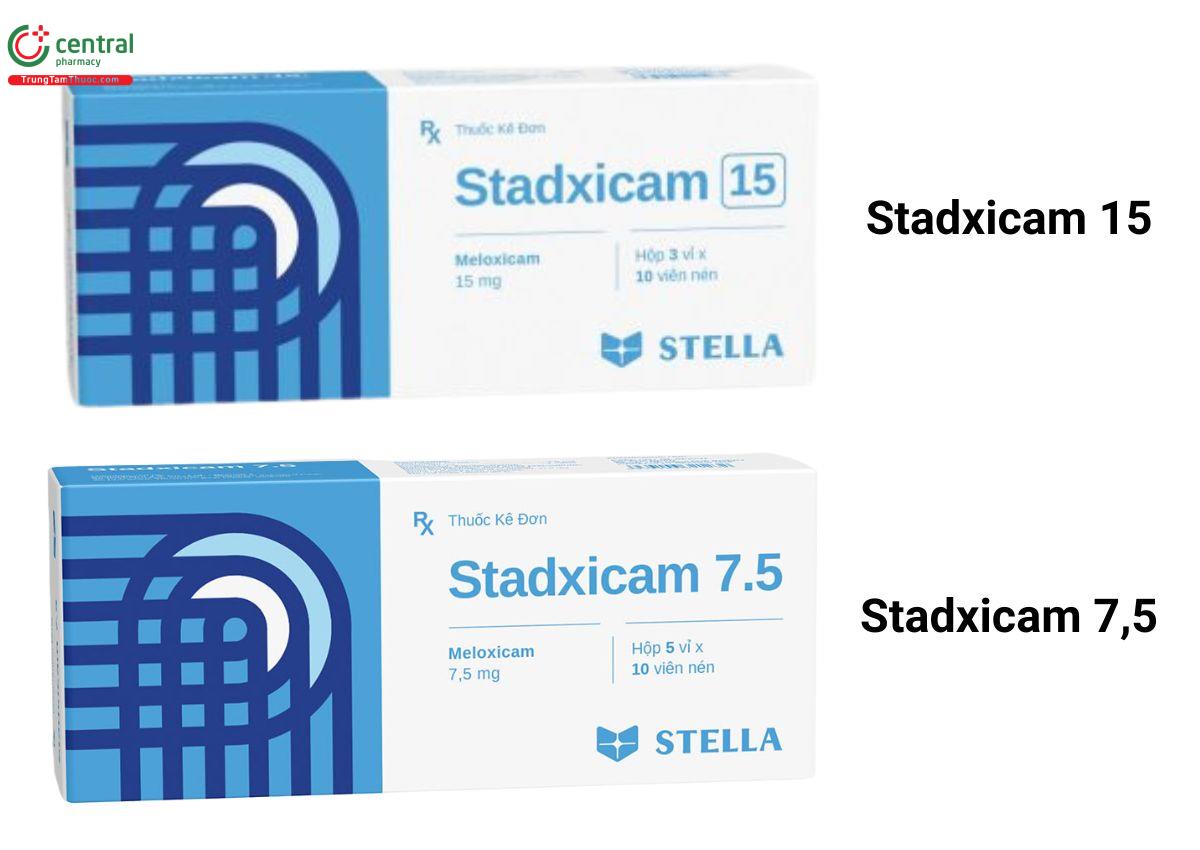 Thuốc Stadxicam 15 và thuốc Stadxicam 7,5