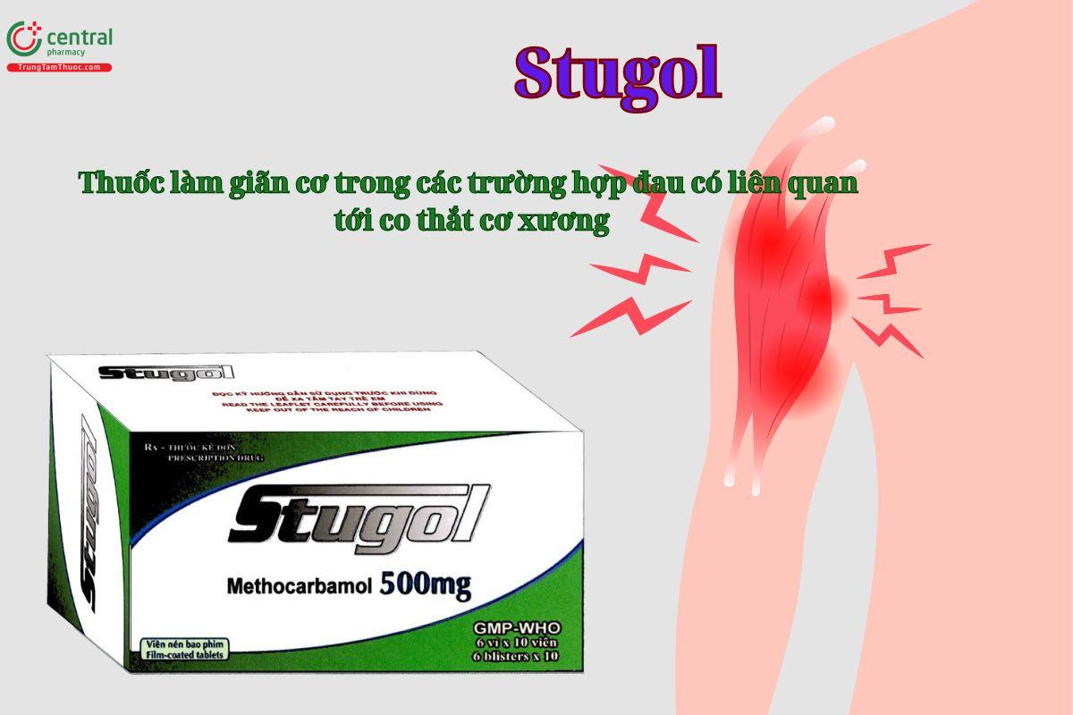 Thuốc Stugol giãn cơ do đau co thắt cơ xương