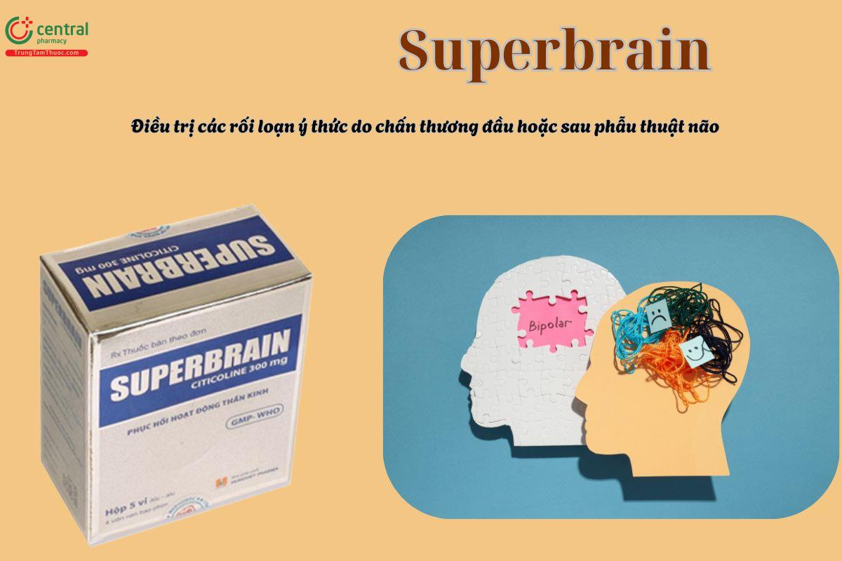 Thuốc Superbrain điều trị rối loạn ý thức do chấn thương đầu