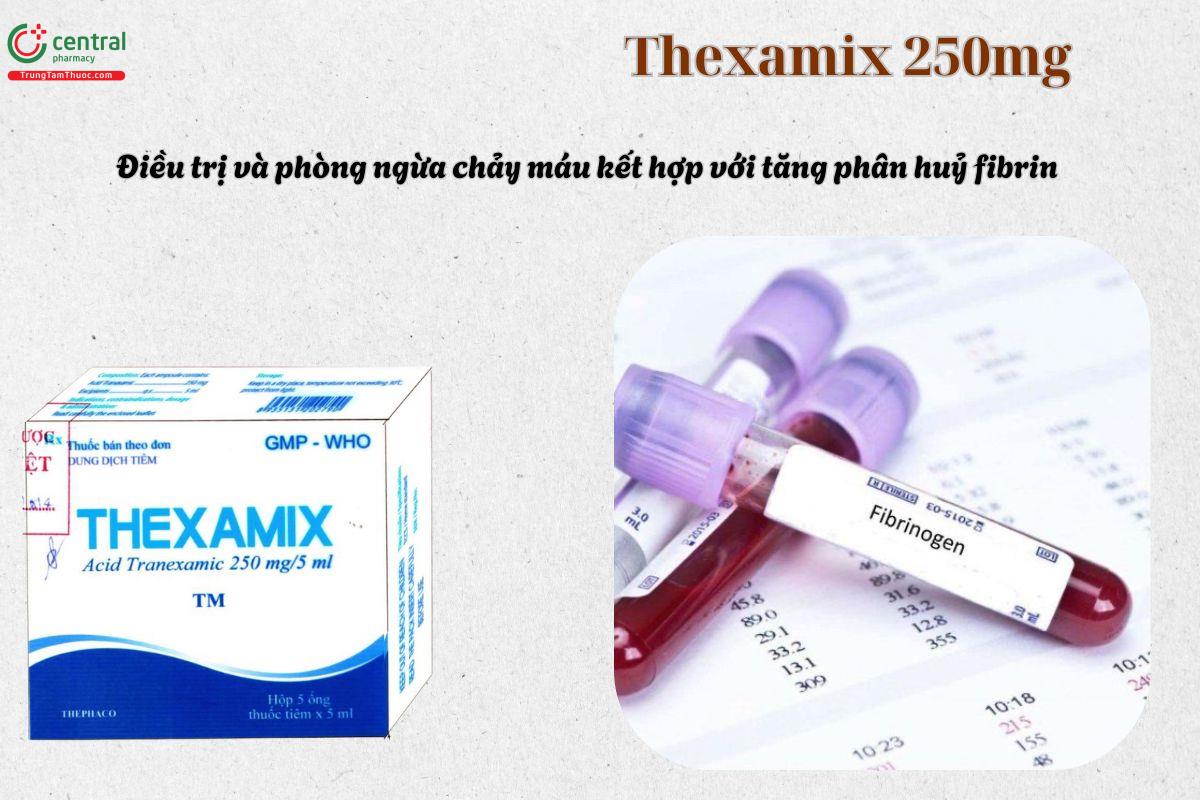 Thuốc Thexamix 250mg điều trị và phòng ngừa chảy máu