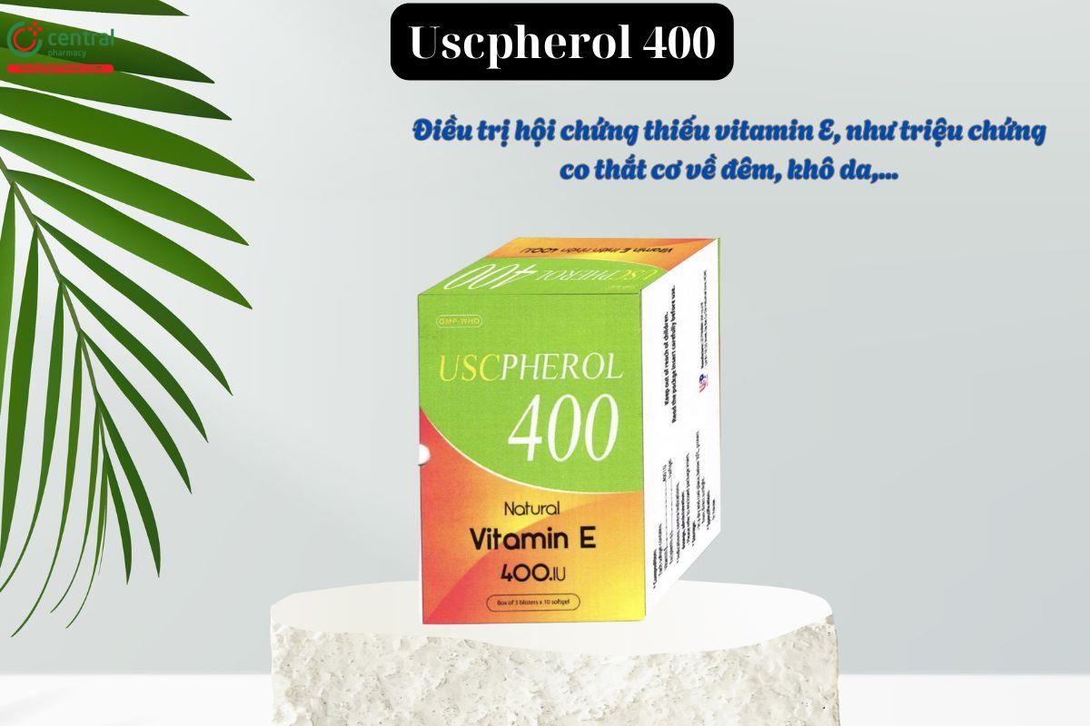 Thuốc Uscpherol 400 điều trị hội chứng thiếu Vitamin E