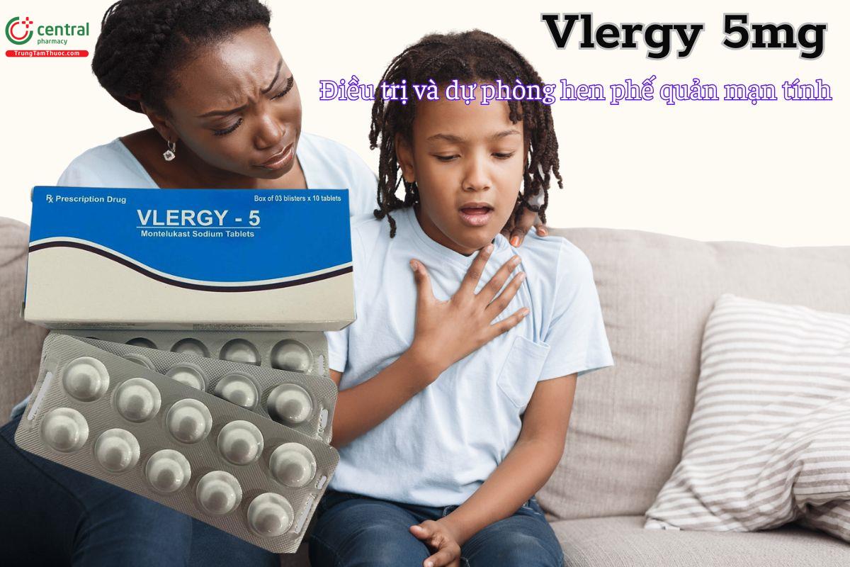 Thuốc Vlergy 5mg trị bệnh gì?