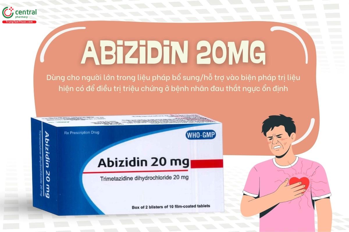 Chỉ định của thuốc Abizidin 20mg