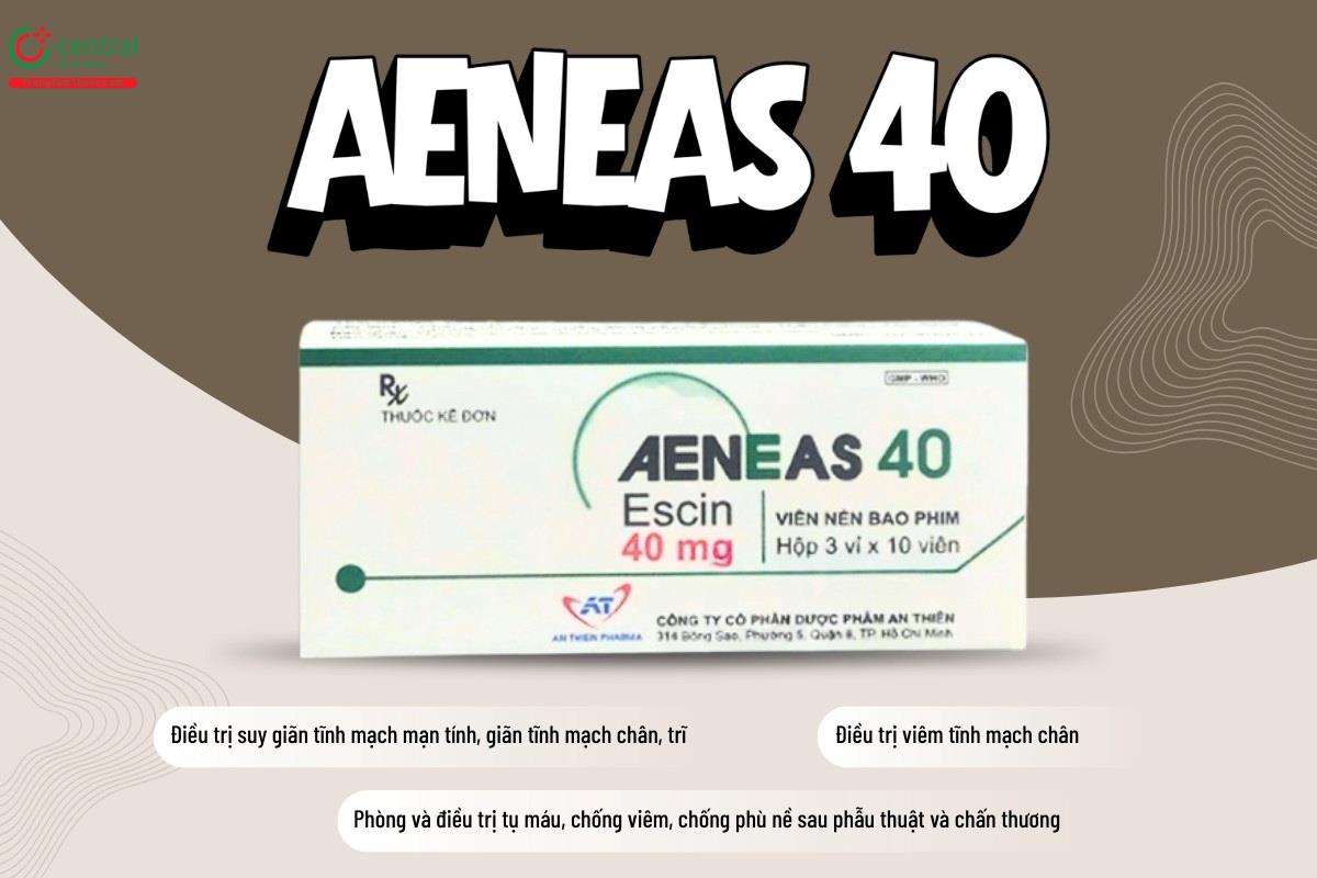 Chỉ định của thuốc Aeneas 40