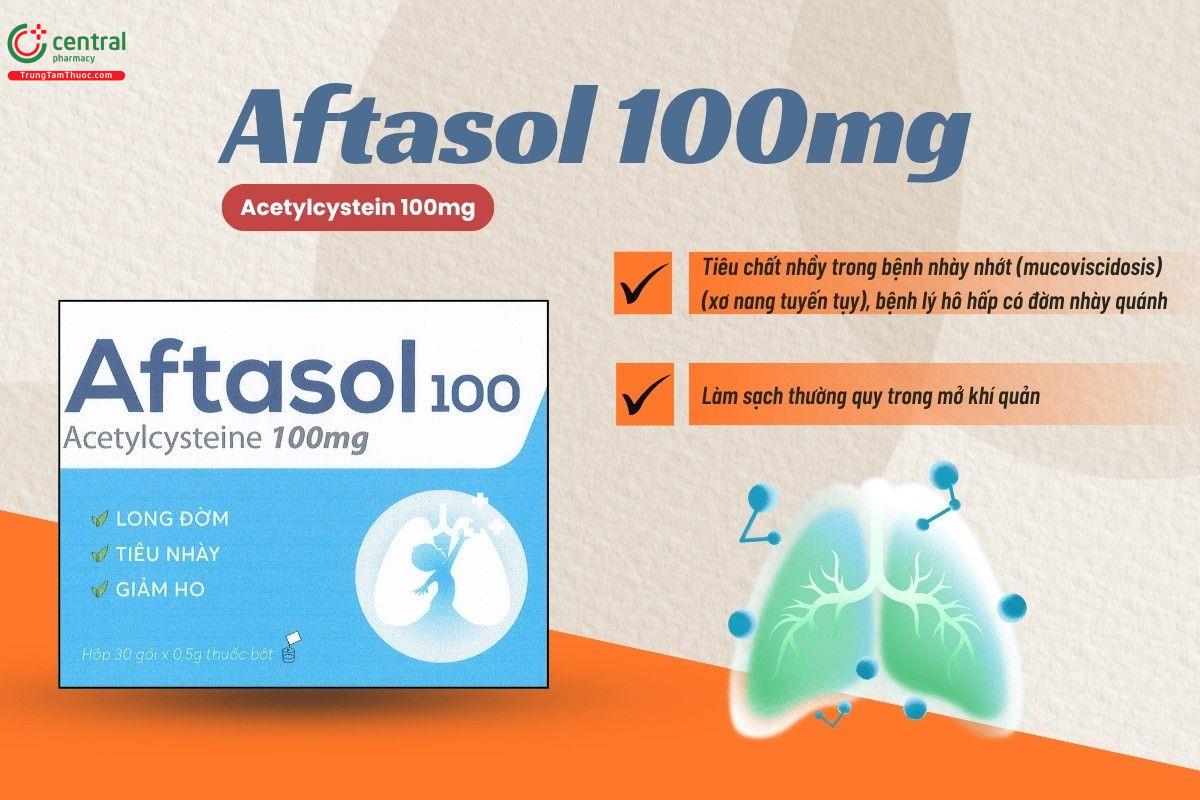 Chỉ định của thuốc Aftasol 100mg