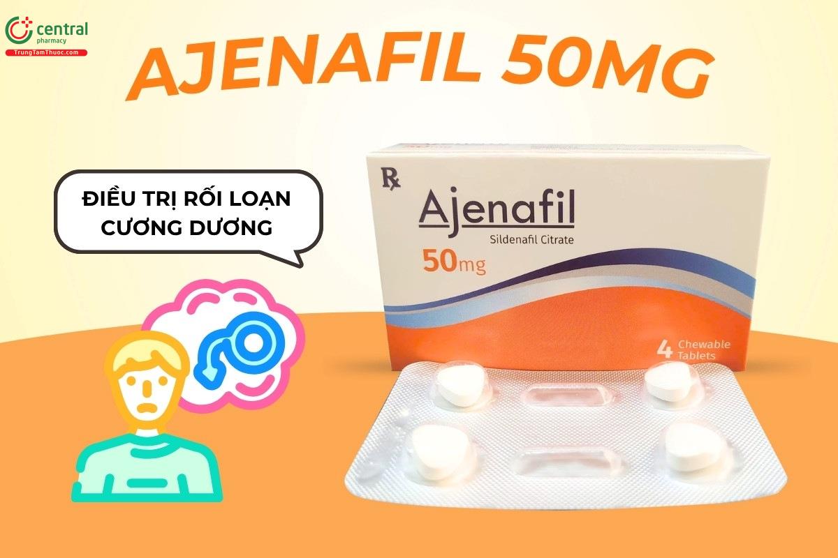 Chỉ định của thuốc Ajenafil 50mg