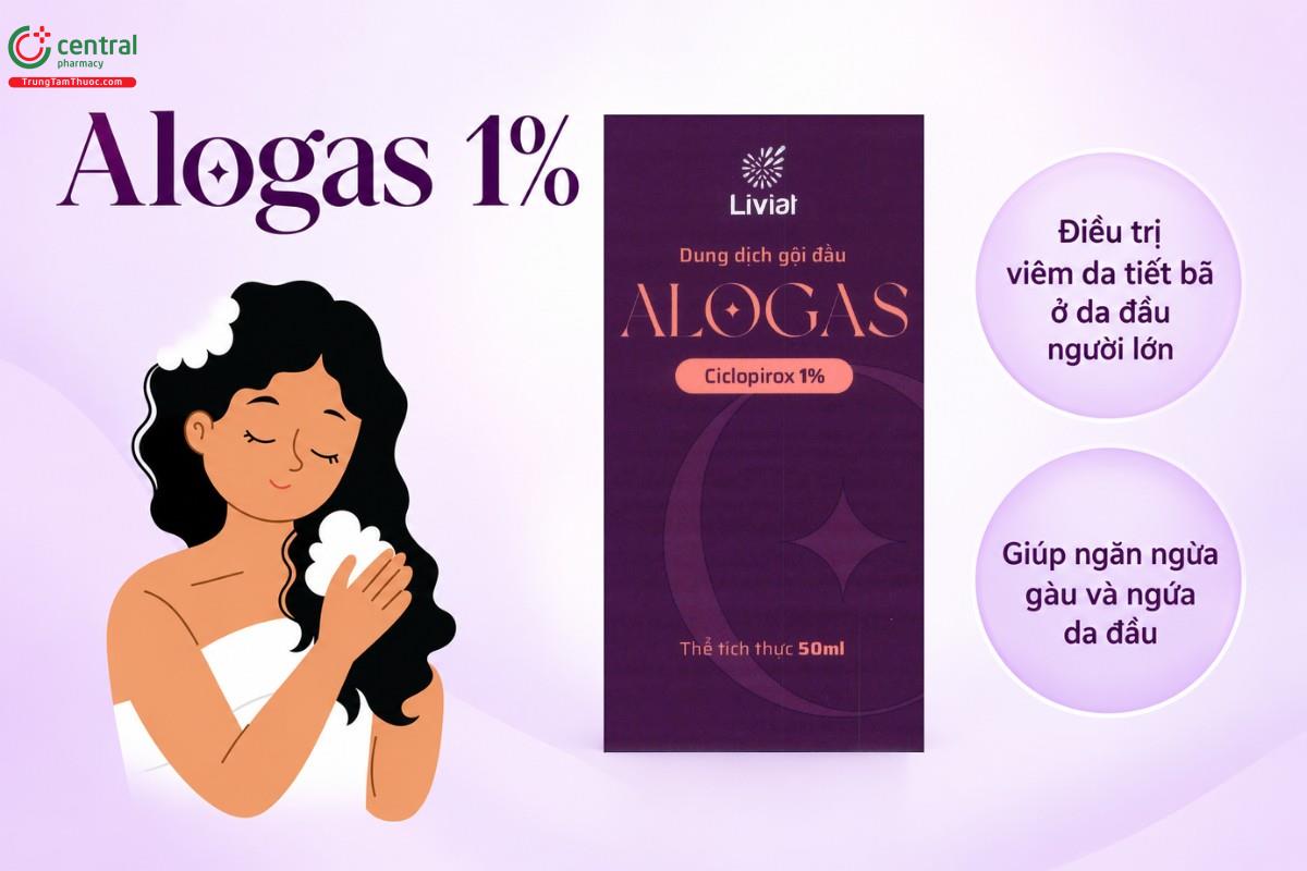 Tác dụng của thuốc Alogas 1%
