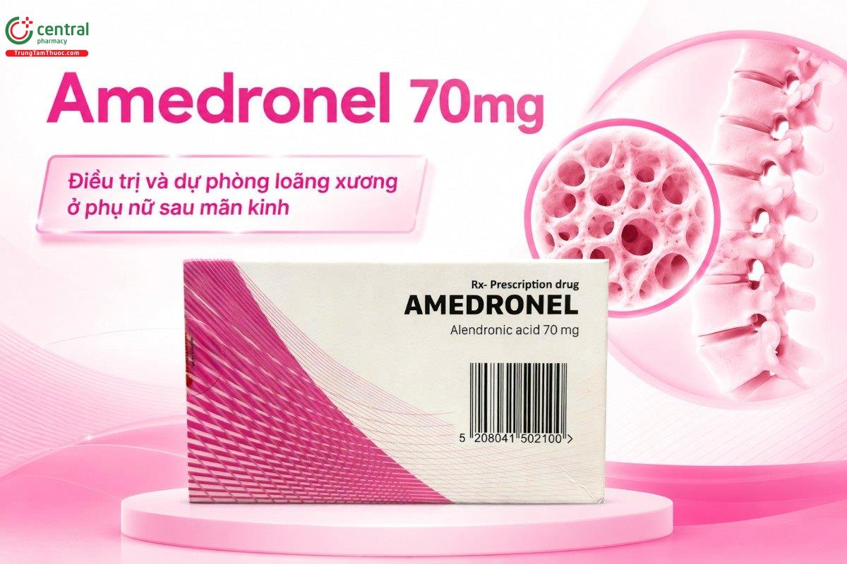 Tác dụng của thuốc Amedronel 70mg