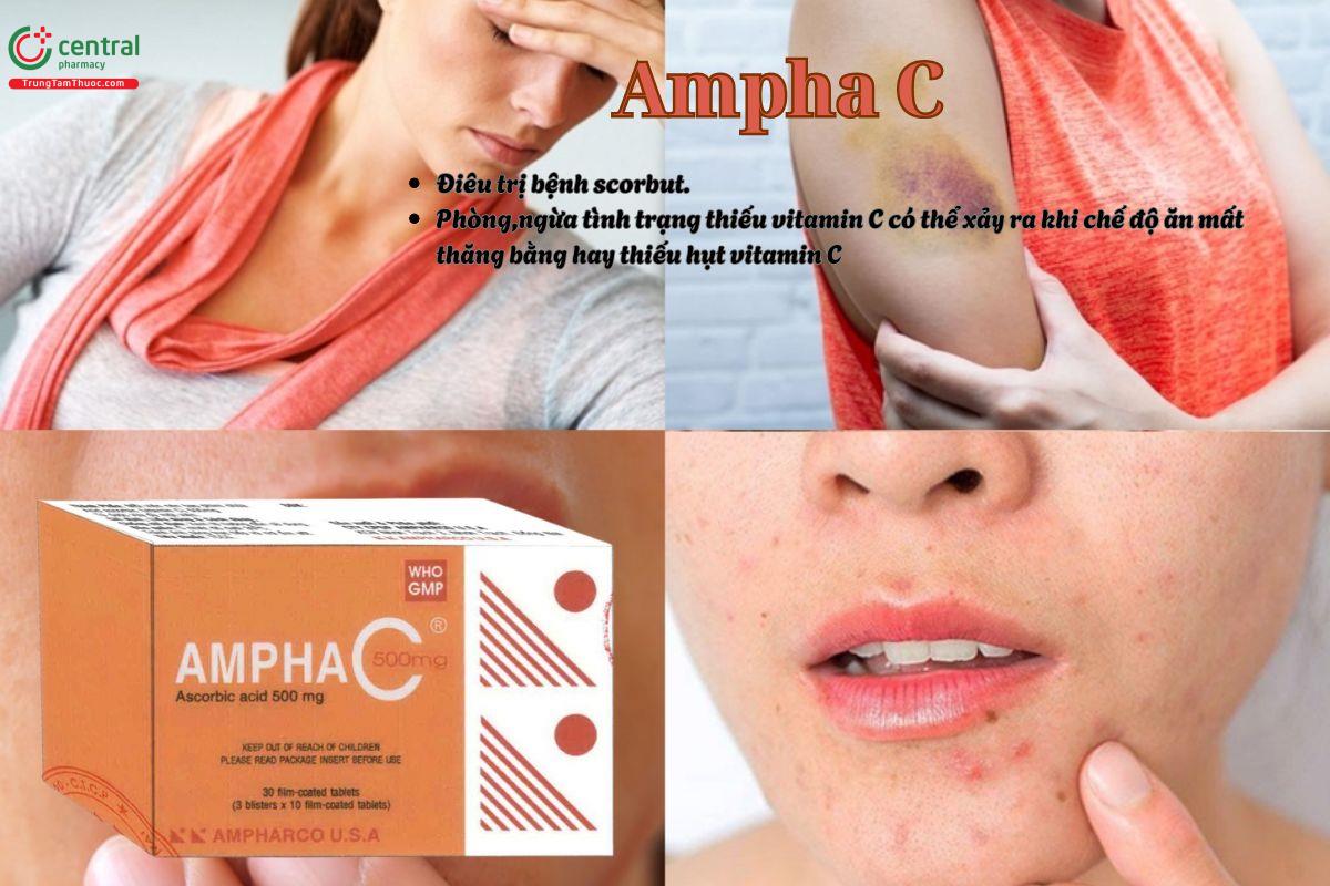 Thuốc Ampha C - Phòng và điều trị thiếu vitamin C