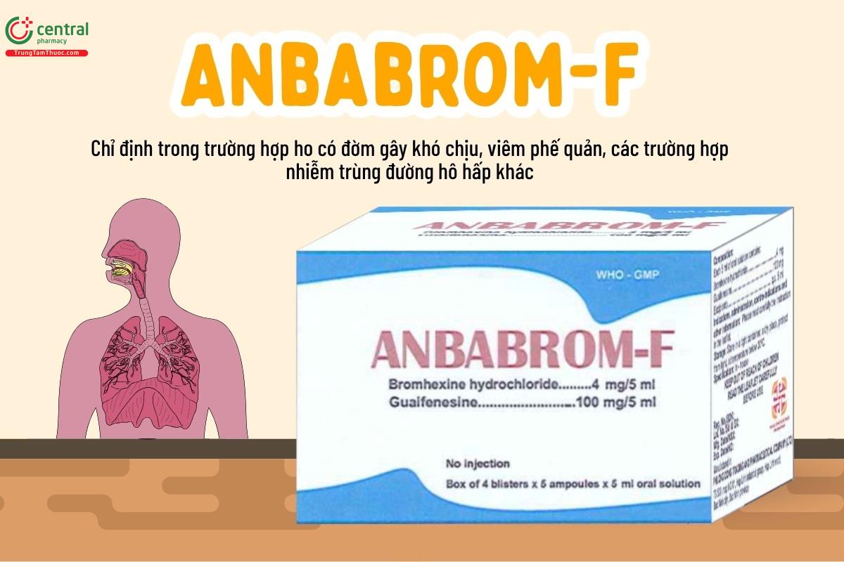 Chỉ định của thuốc Anbabrom-F