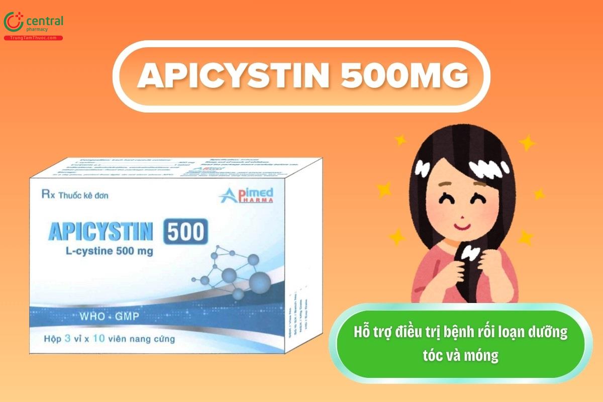Chỉ định của thuốc Apicystin 500mg