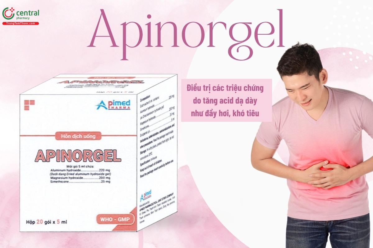 Chỉ định của thuốc Apinorgel