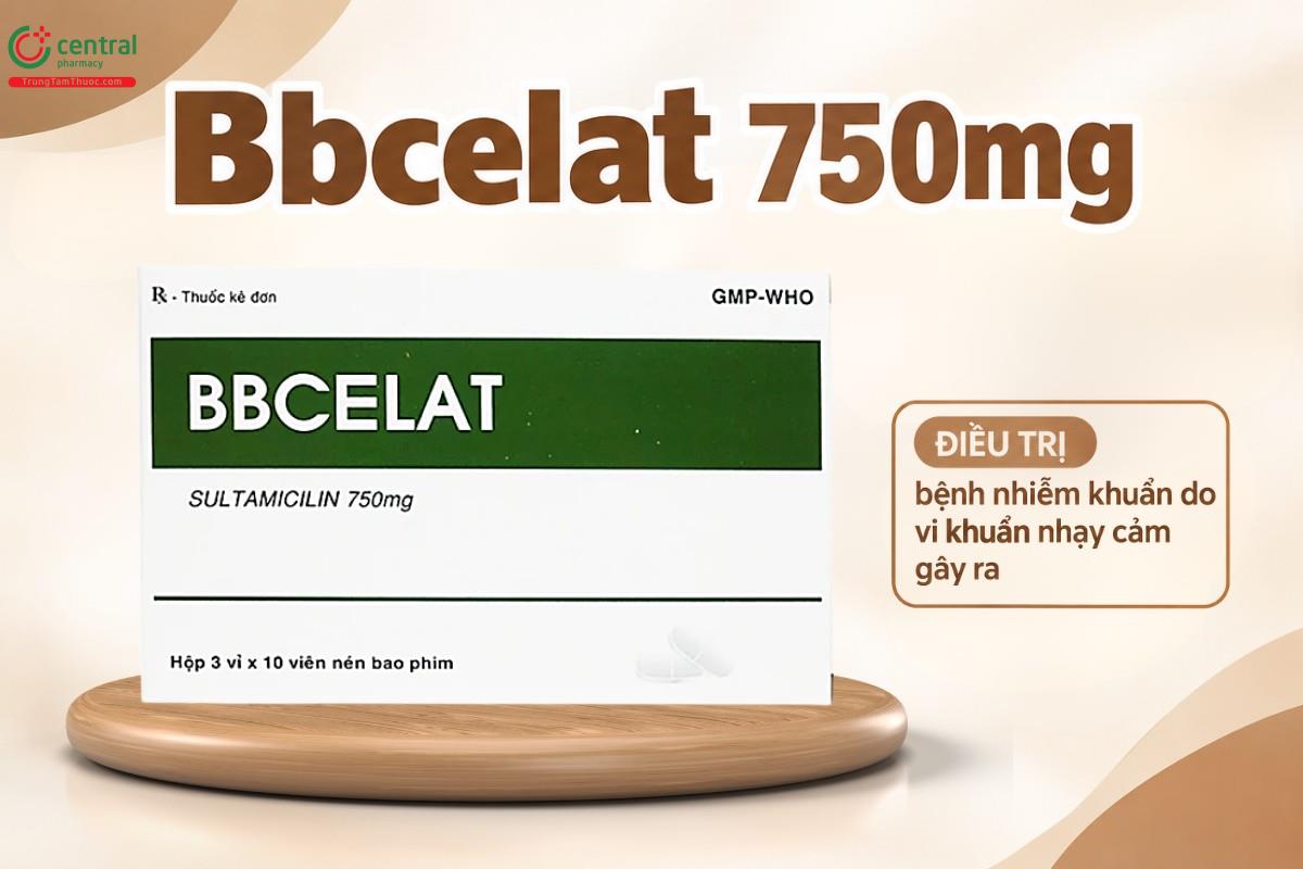 Chỉ định của thuốc Bbcelat 750mg