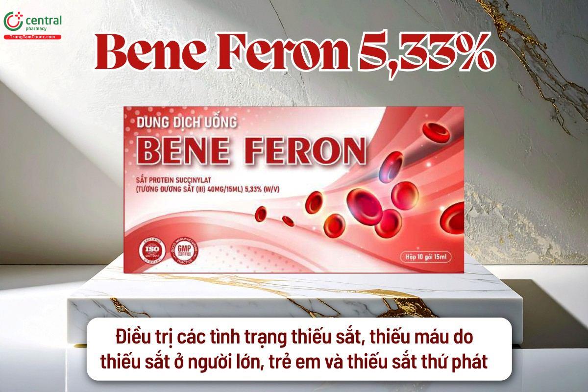 Tác dụng của thuốc Bene Feron 5,33%