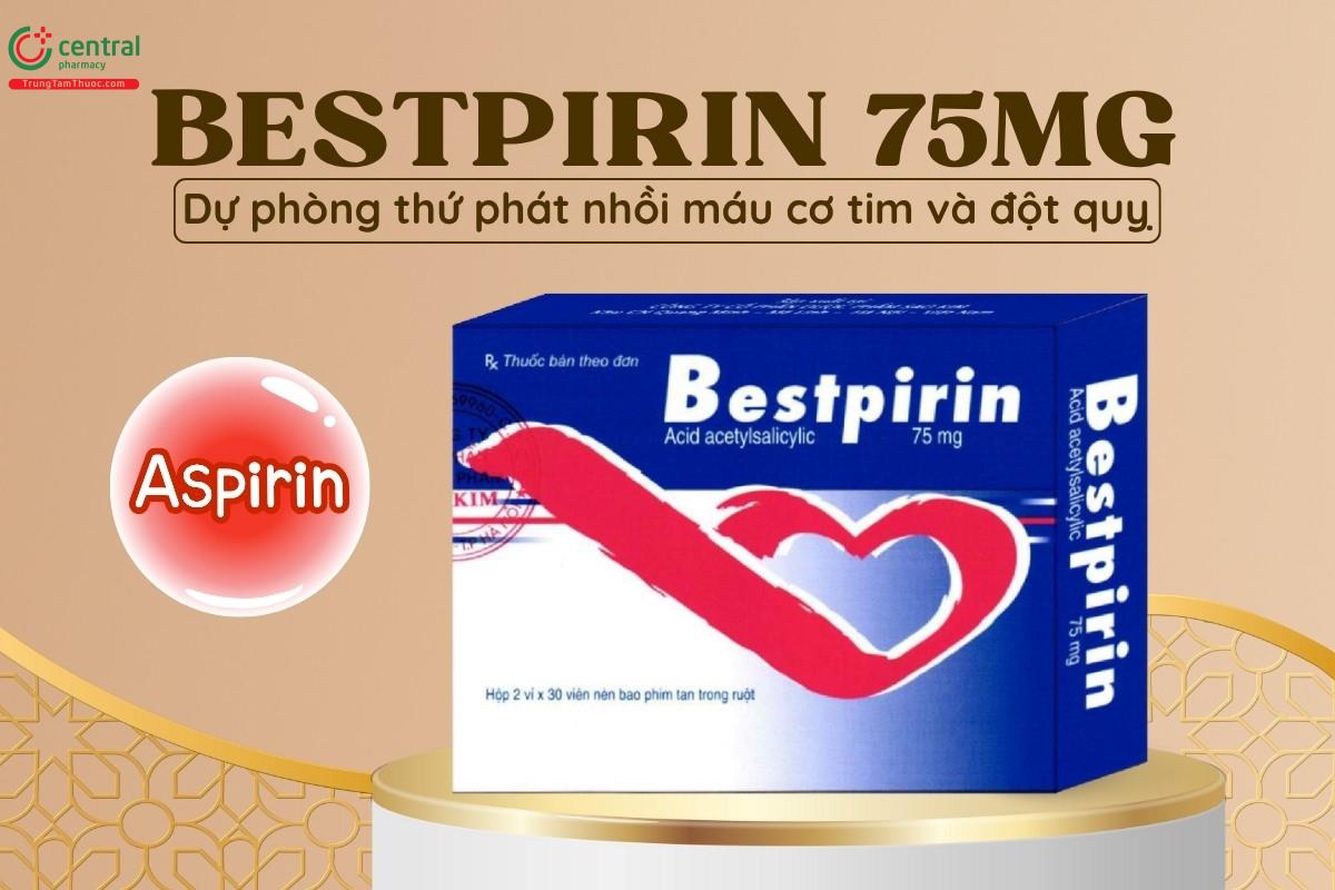 Chỉ định của thuốc Bestpirin 75mg